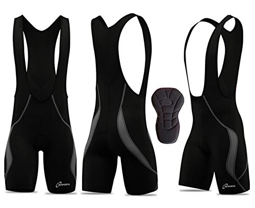 3S Sports Men's Cycling Bib Shorts Cool Max Padded Tights Racing Biking Sports Bibs Short Summer Bicycle Apparel Clothing