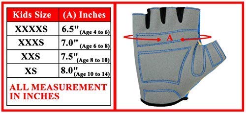 3S Sports CHILDREN KIDS BOYS GIRLS CYCLING PADDED GLOVES BMX BIKE CYCLE BICYCLE GLOVES