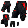 3S Sports Men's Cycling Shorts CoolMax Padded Liner Cycle MTB Bike Road Off Road Bicycle Short Pants with Pockets for Biking Running Shorts