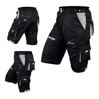 3S Sports Men's Cycling Shorts CoolMax Padded Liner Cycle MTB Bike Road Off Road Bicycle Short Pants with Pockets for Biking Running Shorts
