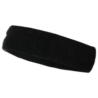 Artengo Tennis Headband Sports Sweatband Fitness Head Band (Black)