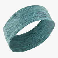 Kalenji MULTIPURPOSE RUNNING HEADBAND - KHAKI/GREEN