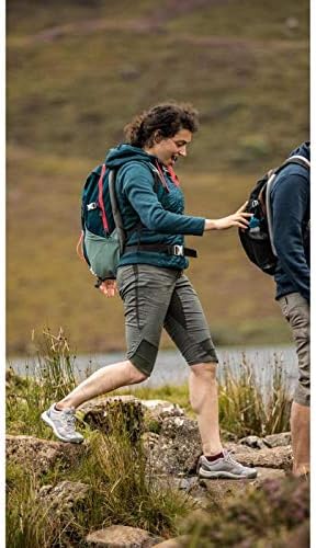 Quechua NH100 Natural Hiking Rucksack 30 Litres Black Turquoise