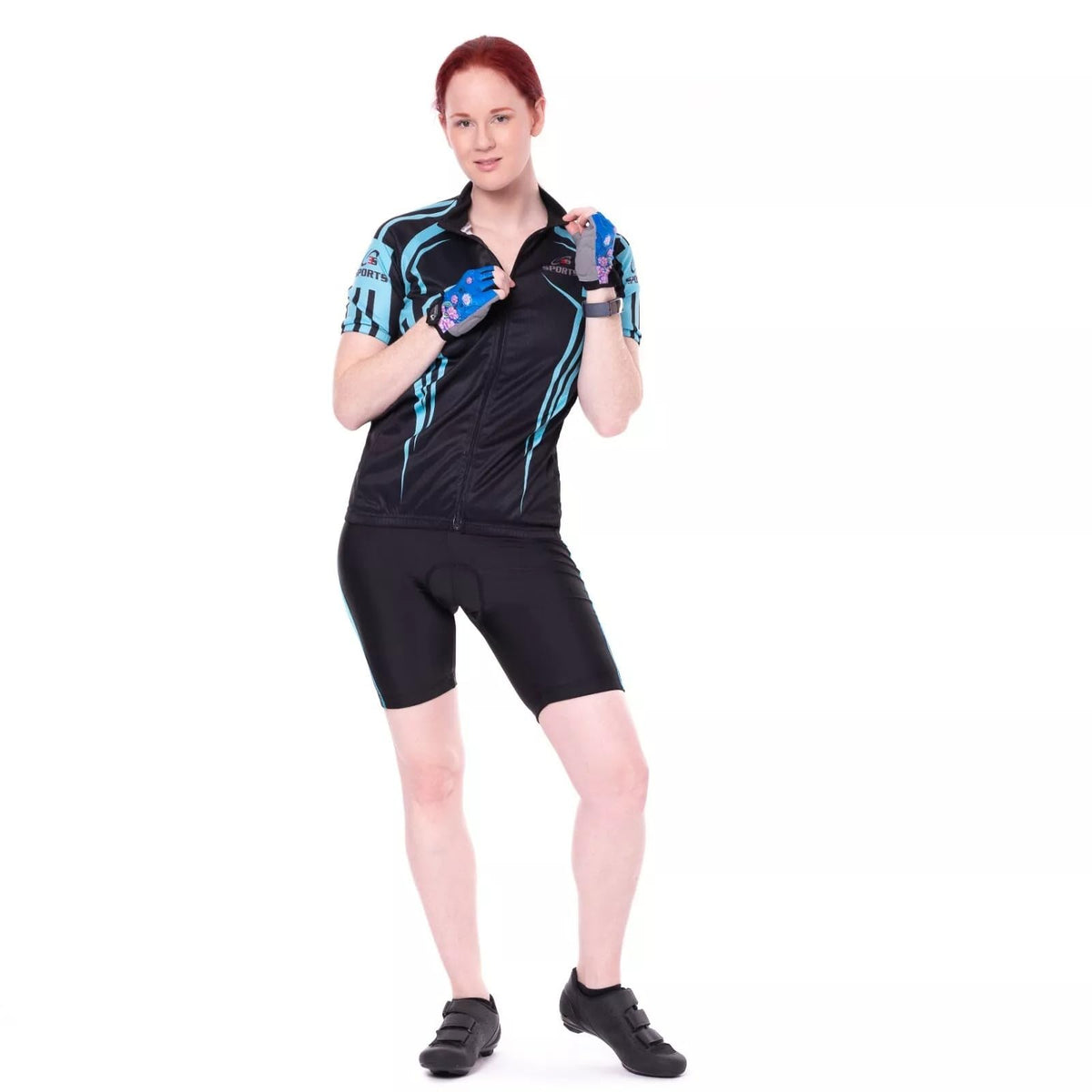 3S SPORTS Women Ladies Cycling Short Coolmax Padded Anti-Bac Cycle Bicycle Shorts