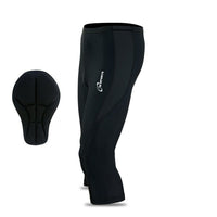 3S Sports Women's Cycling Tights 3/4 Cool Max Anti Bac Padded Shorts Leggings Sports Bicycle Pants for Ladies
