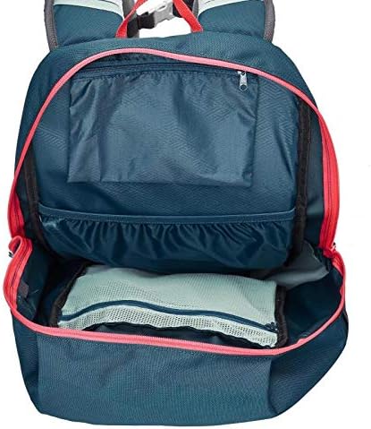 Quechua NH100 Natural Hiking Rucksack 30 Litres Black Turquoise