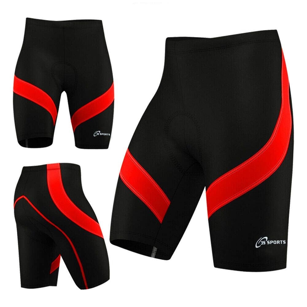 Mens Cycling Shorts Coolmax Anti-Bac Padding Lightweight Cycle Short