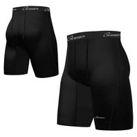 3S SPORTS Men's Compression Shorts Base Layer Brief Pant Thermal Running Gym Fitness Yoga Short