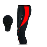 3S Sports Women's Cycling Tights 3/4 Cool Max Anti Bac Padded Shorts Leggings Sports Bicycle Pants for Ladies