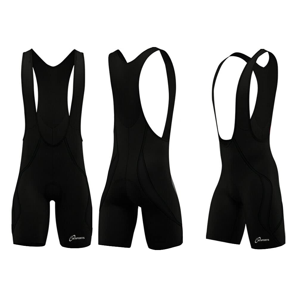 3S Sports Men's Cycling Bib Shorts Cool Max Padded Tights Racing Biking Sports Bibs Short Summer Bicycle Apparel Clothing