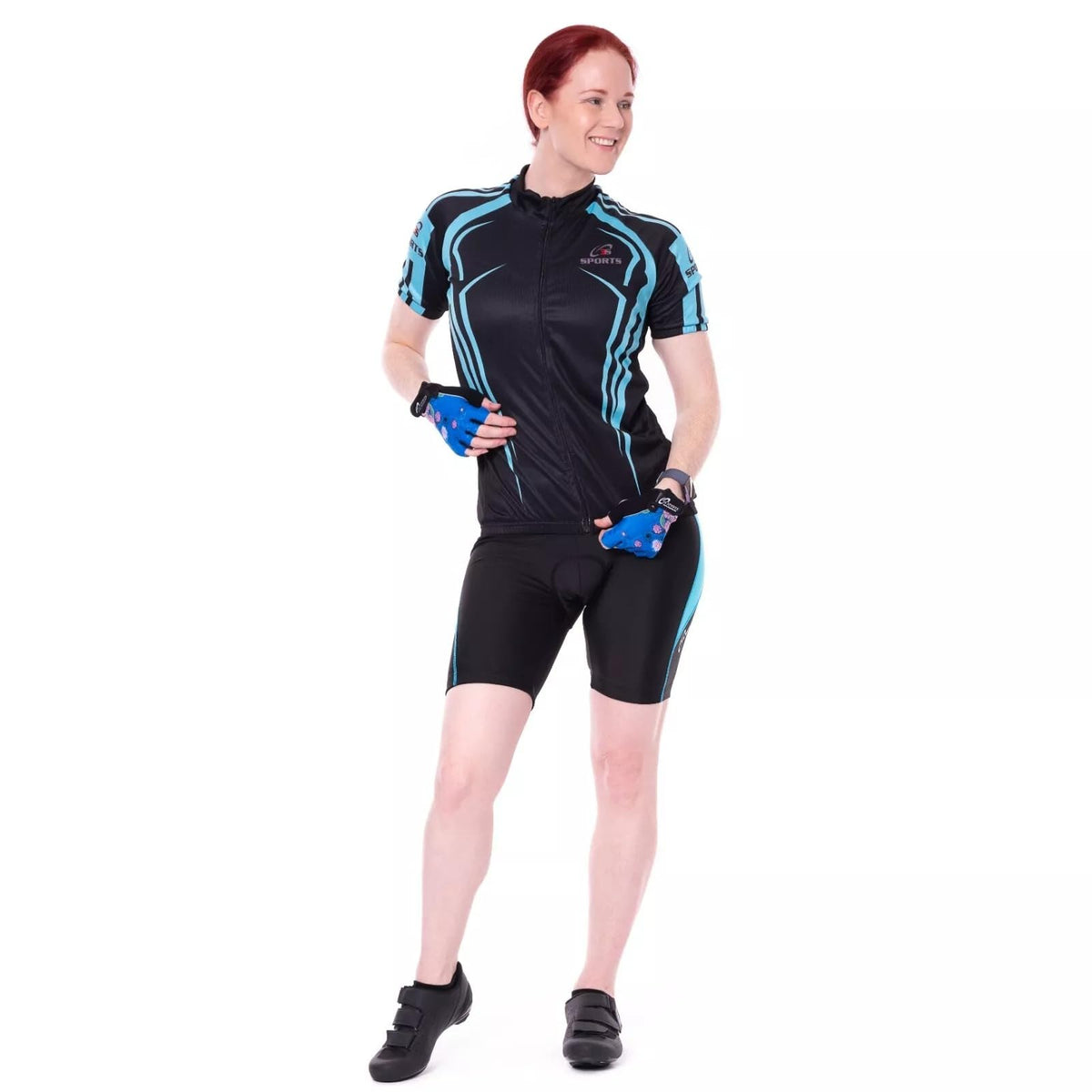 3S SPORTS Women Ladies Cycling Short Coolmax Padded Anti-Bac Cycle Bicycle Shorts