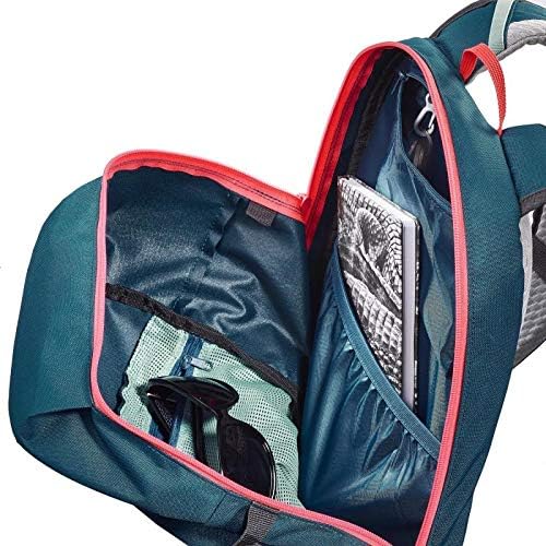 Quechua NH100 Natural Hiking Rucksack 30 Litres Black Turquoise