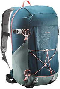 Quechua NH100 Natural Hiking Rucksack 30 Litres Black Turquoise