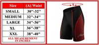 Mens Cycling Shorts Coolmax Anti-Bac Padding Cycle Short
