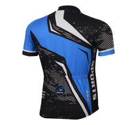 3S SPORTS Men's Cycling Jersey Short Sleeves Mountain Bike Shirt MTB Full Zipper Top Slim Fit T-Shirt with Reflectors and Back Pockets for Biking Racing