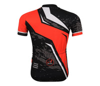 3S SPORTS Men's Cycling Jersey Short Sleeves Mountain Bike Shirt MTB Full Zipper Top Slim Fit T-Shirt with Reflectors and Back Pockets for Biking Racing
