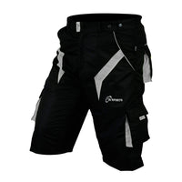 3S Sports Mens Cycling Shorts Coolmax Padded Liner Multi Pockets Short Pants for Off Road Cycling Biking Running Hiking Gym Outdoor Sports