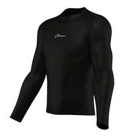 3S SPORTS Men's Thermal Top & Bottom Boys Body Armour Long Sleeve Base Layer Compression Suit Thermals Shirt & Tights Leggings Underwear Set for Workout Skiing Running Hiking Cycling Outdoor Sports