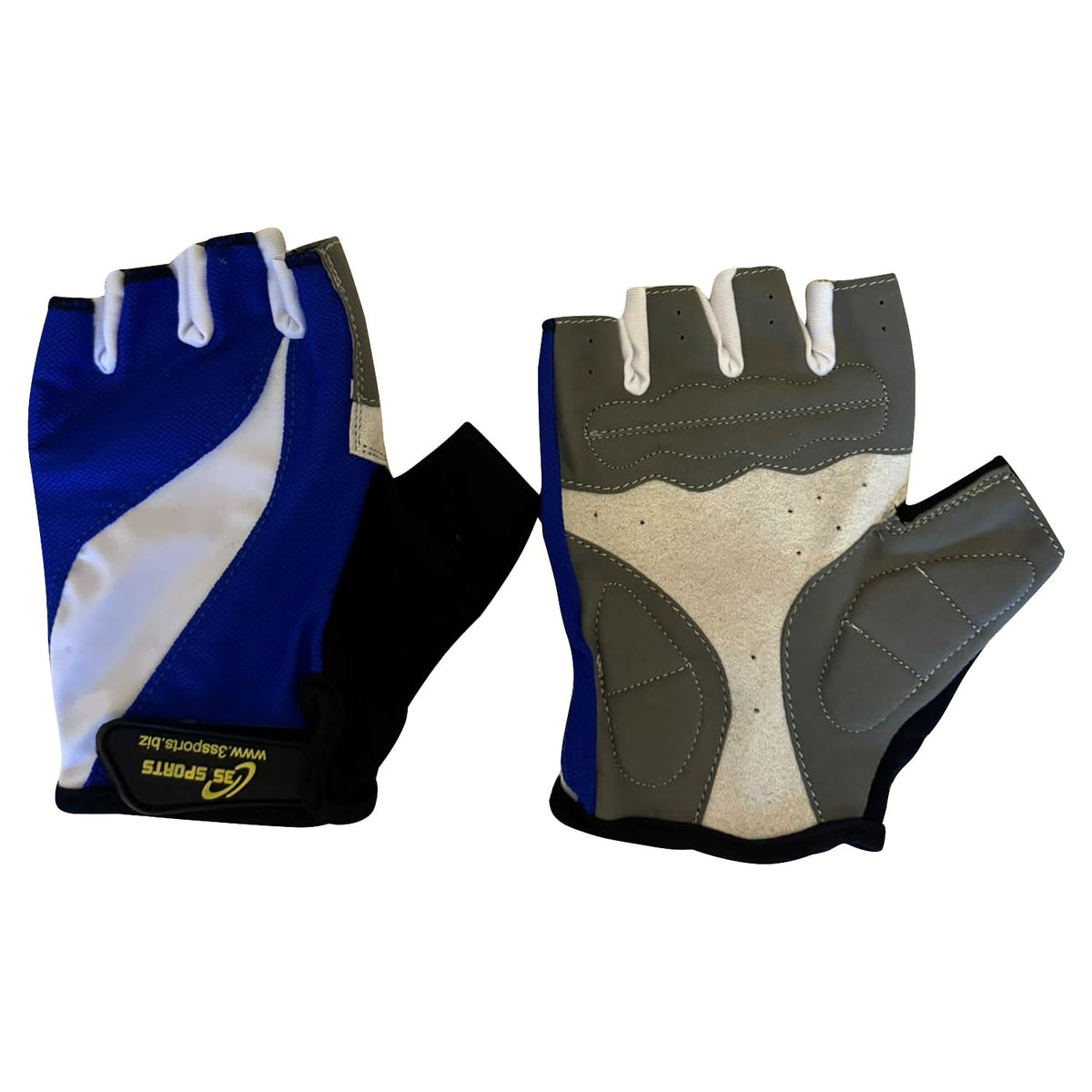 3S SPORTS Men's Cycling Gloves Gel Padded Bicycle Fingerless Half Finger Cycle Bike Gloves