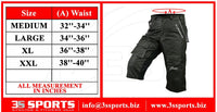 3S Sports Unisex Cycling 3/4 Shorts Mountain MTB Bike Downhill Biking Running Short Pant with Multi Pockets