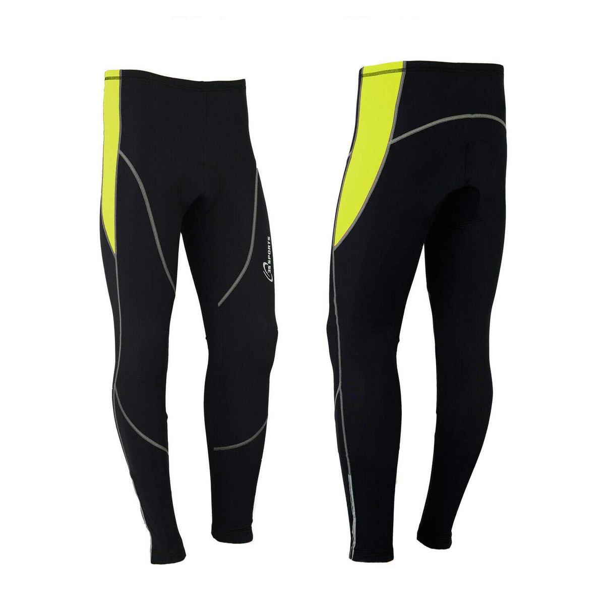 3S Sports Men’s Cycling Tights Padded Leggings Thermal Cold Winter Wear Trousers Cyclist Riding Bike Thermals Bottom Riding Running Biking Sports Pants