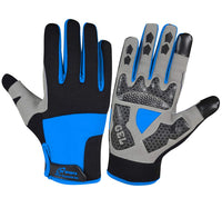 3S Sports Men’s Cycling Gloves Motorbike Full Fingers Windproof Gel Padded Touch Screen MTB Winter Glove For Motorcycle Biking Driving Camping Running Hiking Hunting Outdoor Sports
