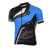 3S SPORTS Men's Cycling Jersey Short Sleeves Mountain Bike Shirt MTB Full Zipper Top Slim Fit T-Shirt with Reflectors and Back Pockets for Biking Racing