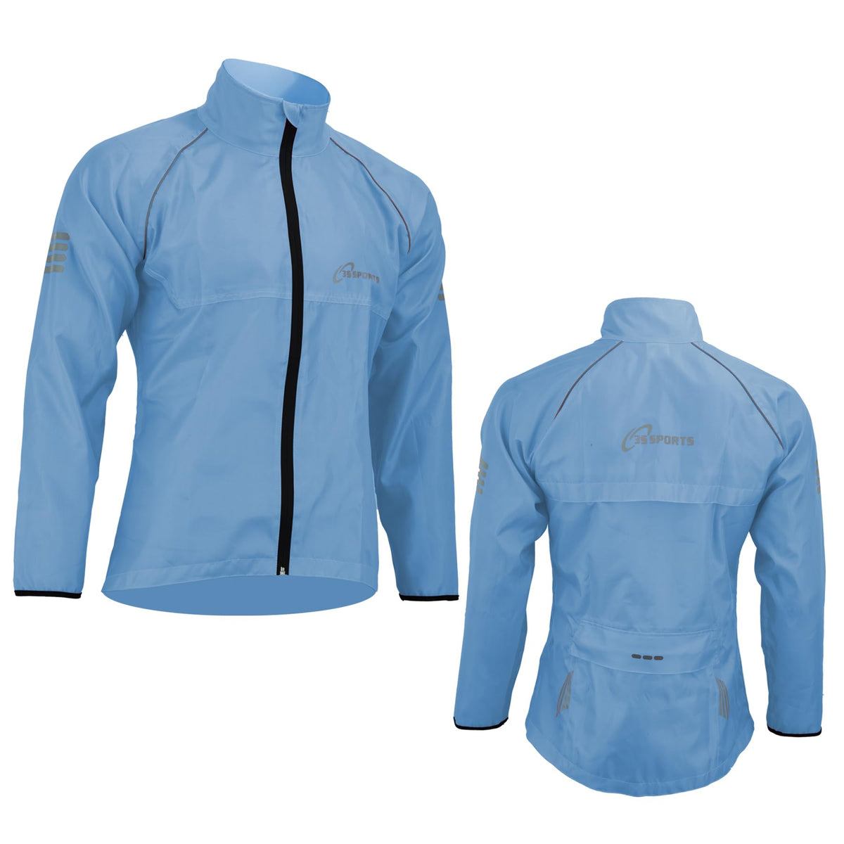 3S SPORTS Ladies Cycling Rain Waterproof Jacket Woman Hi-Visibility Cycle Running Top Coat