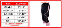 Ladies 3/4 Compression Tights Shorts Trousers Running Gym Exercise Leggings