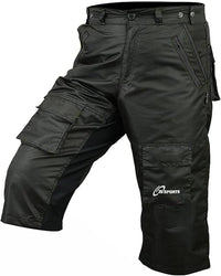3S Sports Unisex Cycling 3/4 Shorts Mountain MTB Bike Downhill Biking Running Short Pant with Multi Pockets