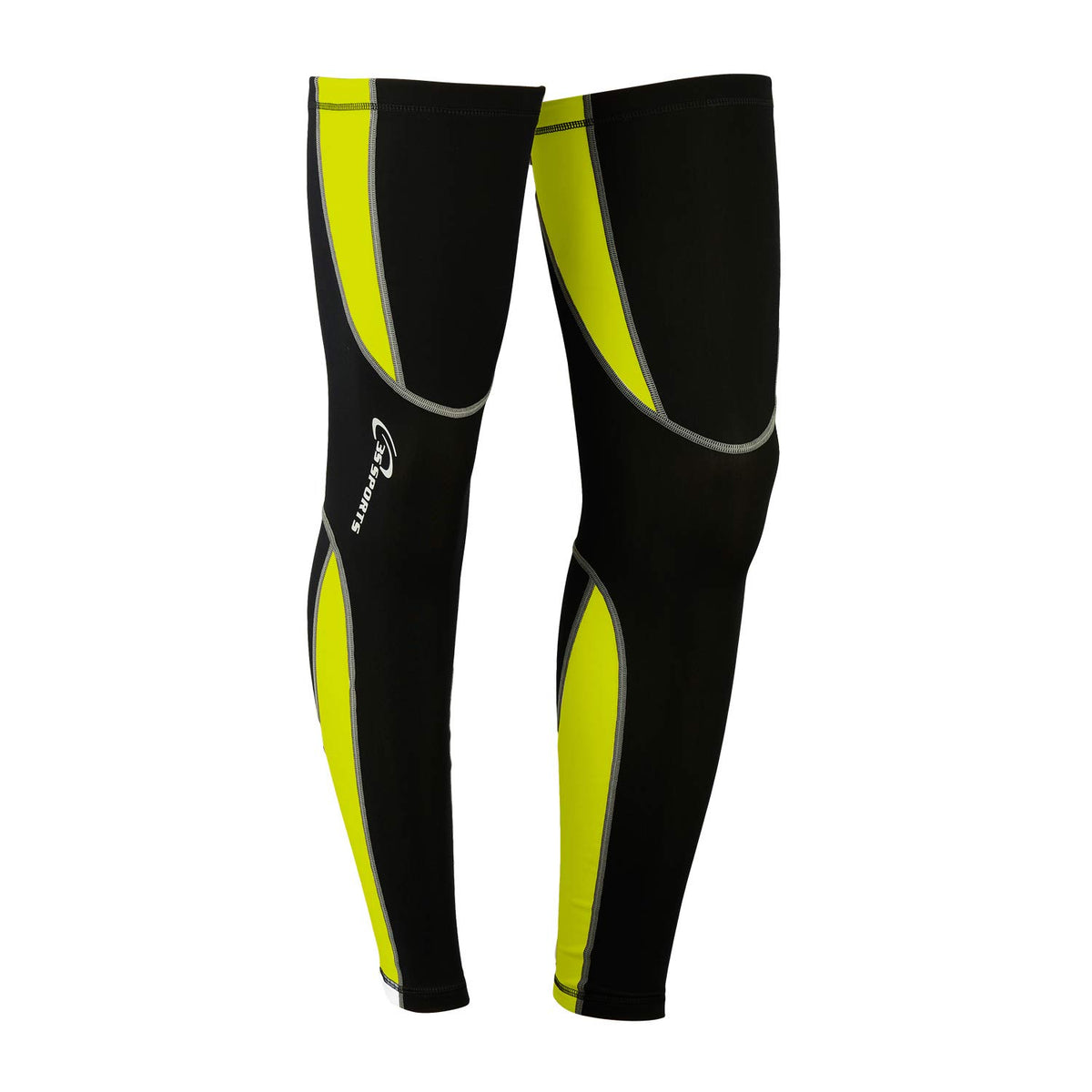 3S Sports Men's Legwarmers Cycling Winter Thermal Roubaix Knee Leg Warmer With Reflective Logo For Running Basketball Football Gym Yoga Fitness Sports