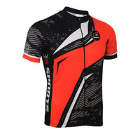 3S SPORTS Men's Cycling Jersey Short Sleeves Mountain Bike Shirt MTB Full Zipper Top Slim Fit T-Shirt with Reflectors and Back Pockets for Biking Racing