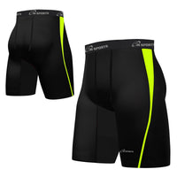 3S SPORTS Men's Compression Shorts Base Layer Brief Pant Thermal Running Gym Fitness Yoga Short