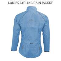 3S SPORTS Ladies Cycling Rain Waterproof Jacket Woman Hi-Visibility Cycle Running Top Coat