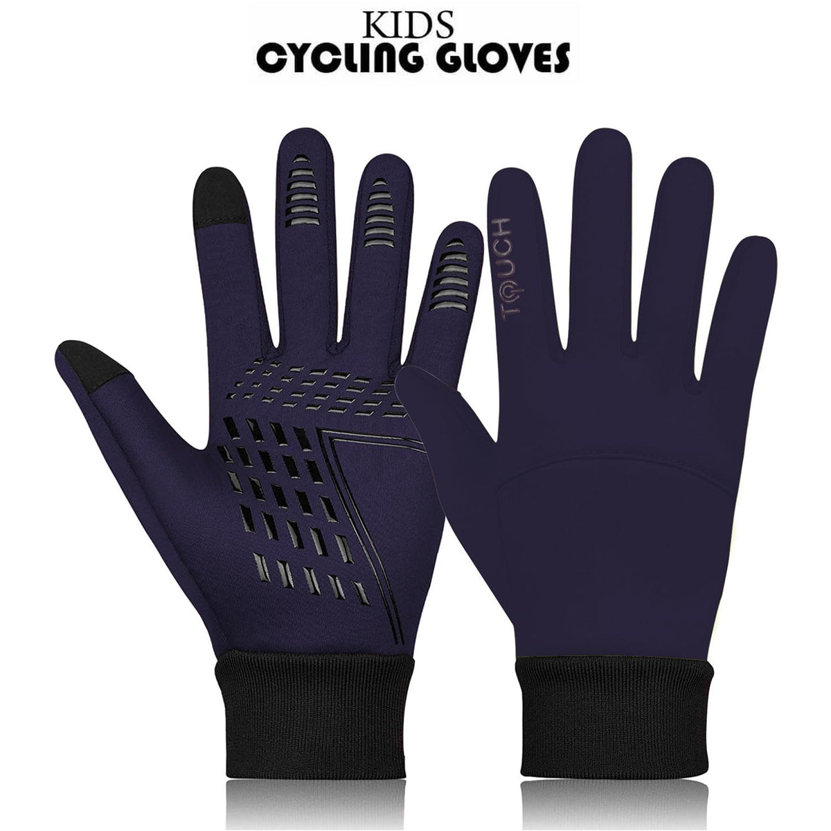 3S SPORTS Kids Children Boys Girls Cycling Winter Gloves Warm Gloves Touch Screen Anti-slip Thermal Gloves