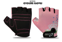 3S Sports Children's Boy's Girl's Cycling Gloves Kids Padded Half Finger Glove Racing Bicycle BMX MTB Bike Sports Mitten