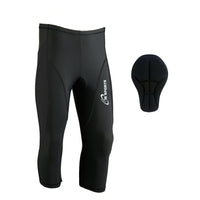 3S SPORTS Women's Cycling 3/4 Tights Padded Shorts Leggings Sportswear Bicycle Bottom Capris Pants for Exercise Bike Riding Running Gym Sports