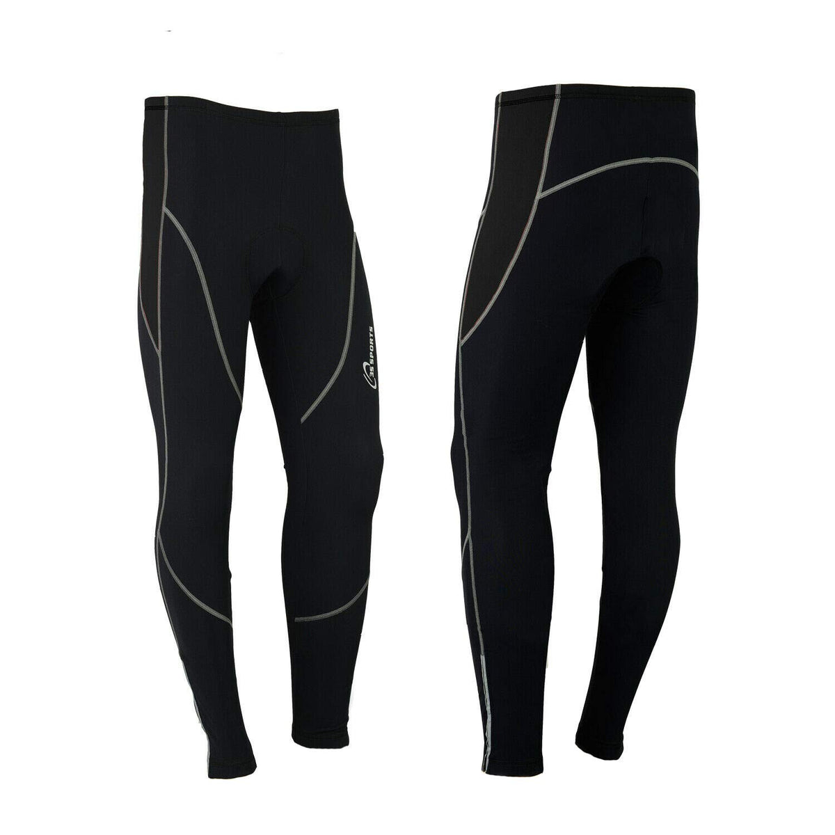 3S Sports Men’s Cycling Tights Padded Leggings Thermal Cold Winter Wear Trousers Cyclist Riding Bike Thermals Bottom Riding Running Biking Sports Pants
