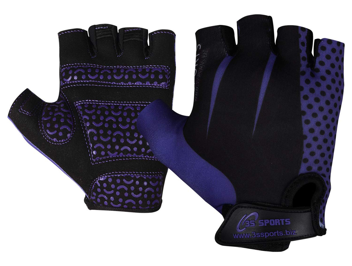 3S Sports Kids Boy's Girl's Cycling Gloves Padded Half Finger Glove Fingerless Sportswear Mitten for Cycling Skating Biking Running Ridding Outdoor Sport