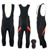 3S Sports Men's Cycling Bib Shorts Bike Tights Coolmax Padded 3/4 Bibs with Reflective Logo for Biking Sports Racing