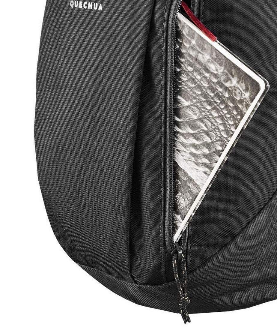 Quechua NH100 hiking rucksack, 10 litres., Black (Black) - PLYR
