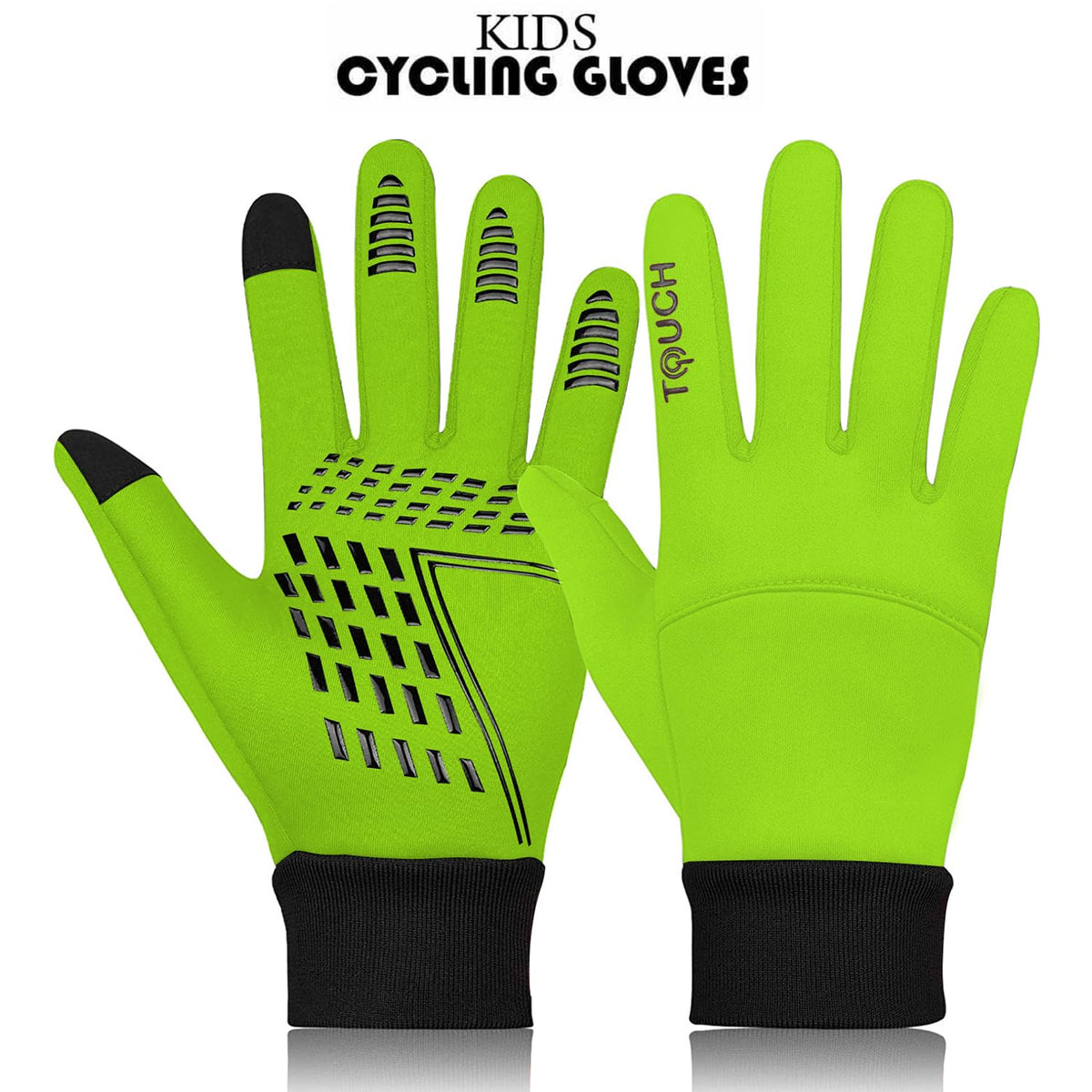 3S SPORTS Kids Children Boys Girls Cycling Winter Gloves Warm Gloves Touch Screen Anti-slip Thermal Gloves