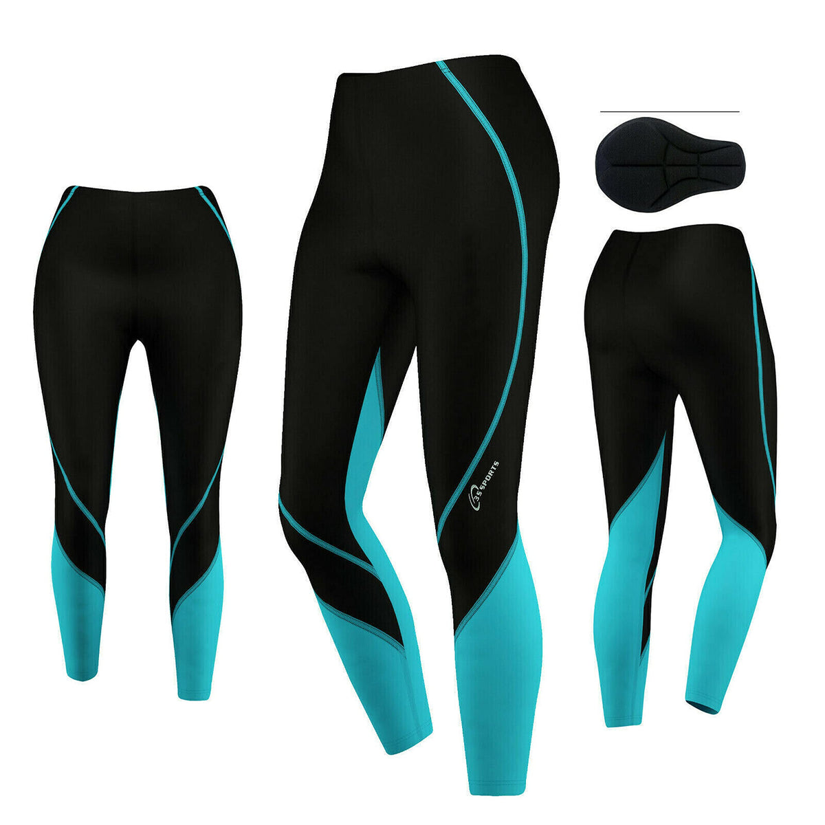 3S Sports Women's Cycling Trousers Cycle Winter Tights Padded Thermal Legging Mountain Bike Trouser Bicycle Pants for Ladies