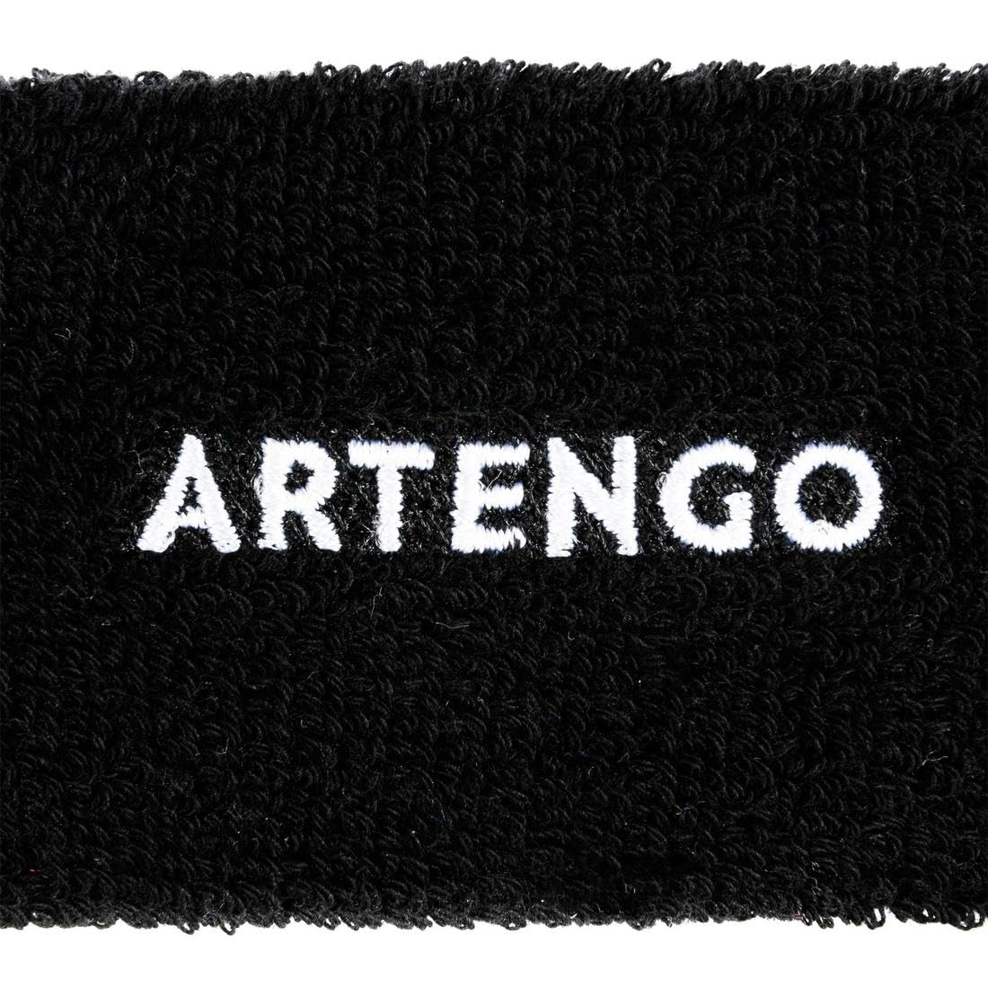 Artengo Tennis Headband Sports Sweatband Fitness Head Band (Black)