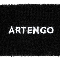 Artengo Tennis Headband Sports Sweatband Fitness Head Band (Black)
