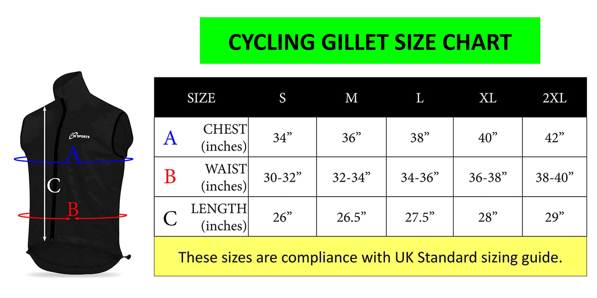3S SPORTS Cycling Running Gilet Jacket Unisex Reflective Shower Proof Wind Resistant Sleeveless Jacket Sport Vest Ultra Lightweight Breathable Gilet