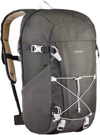 QUECHUA NH100 Natural Hiking Rucksack 30 Litres Khaki