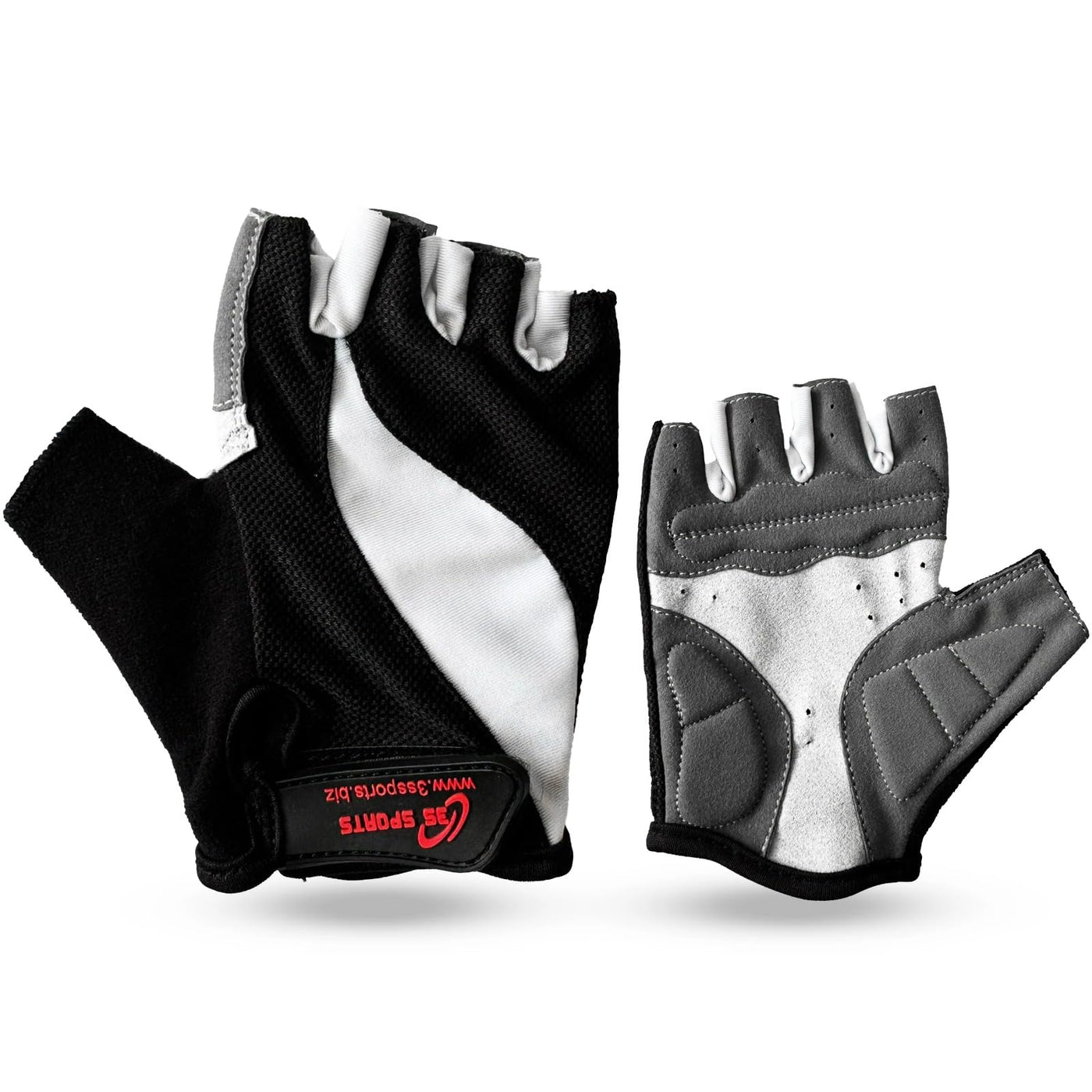 3S SPORTS Men's Cycling Gloves Gel Padded Bicycle Fingerless Half Fing – 3s-sports-uk 3S SPORTS Men's Cycling Gloves Gel Padded Bicycle Fingerless Half Fing – 3s-sports-uk