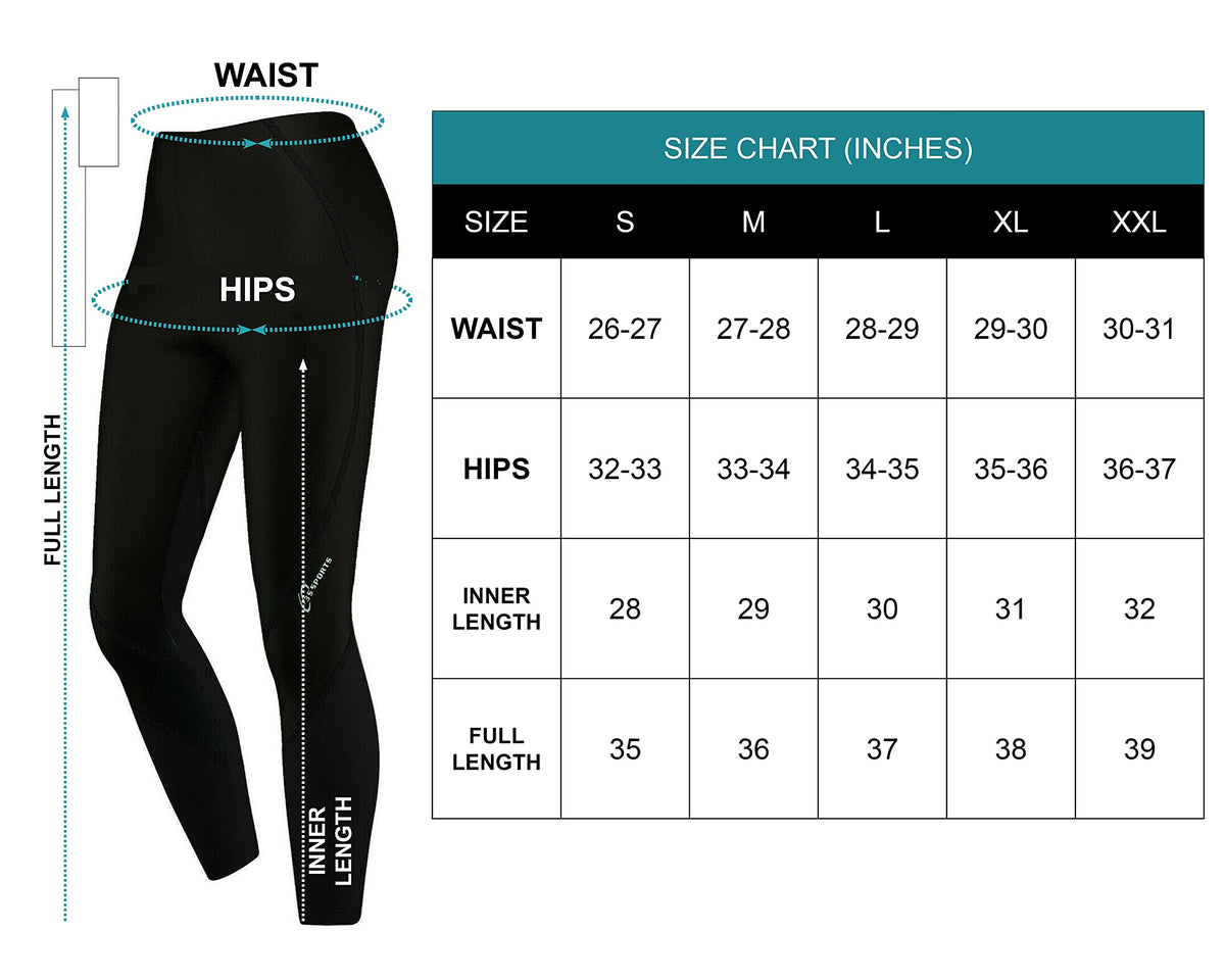 3S Sports Women's Cycling Trousers Cycle Winter Tights Padded Thermal Legging Mountain Bike Trouser Bicycle Pants for Ladies
