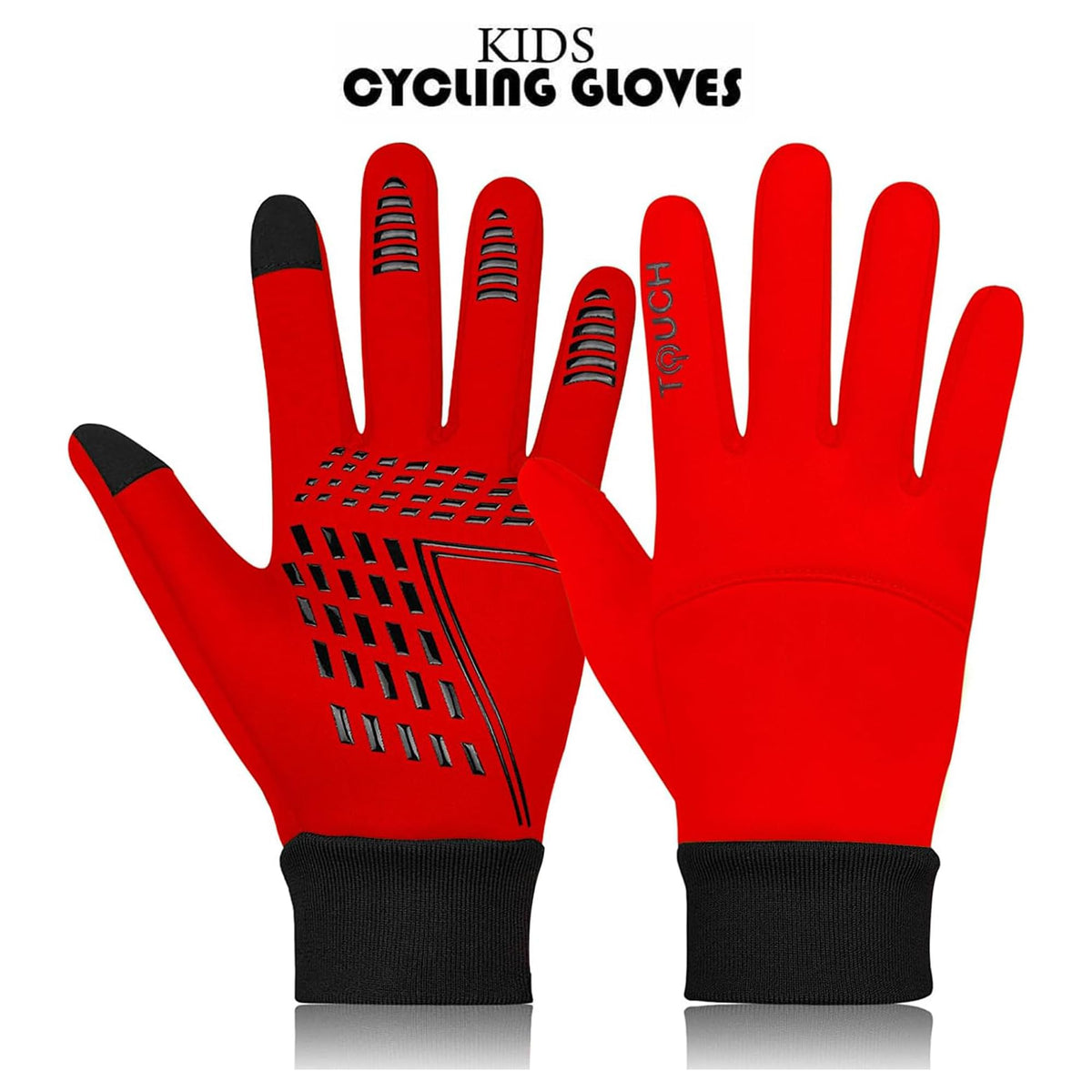 3S SPORTS Kids Children Boys Girls Cycling Winter Gloves Warm Gloves Touch Screen Anti-slip Thermal Gloves